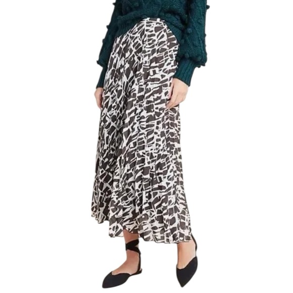 Maeve by Anthropologie Dresses & Skirts - 💥SALE💥MAEVE BY ANTHROPOLOGIE HILIDI PLEATED BOHEMIAN MIDI SKIRT SZ M EUC